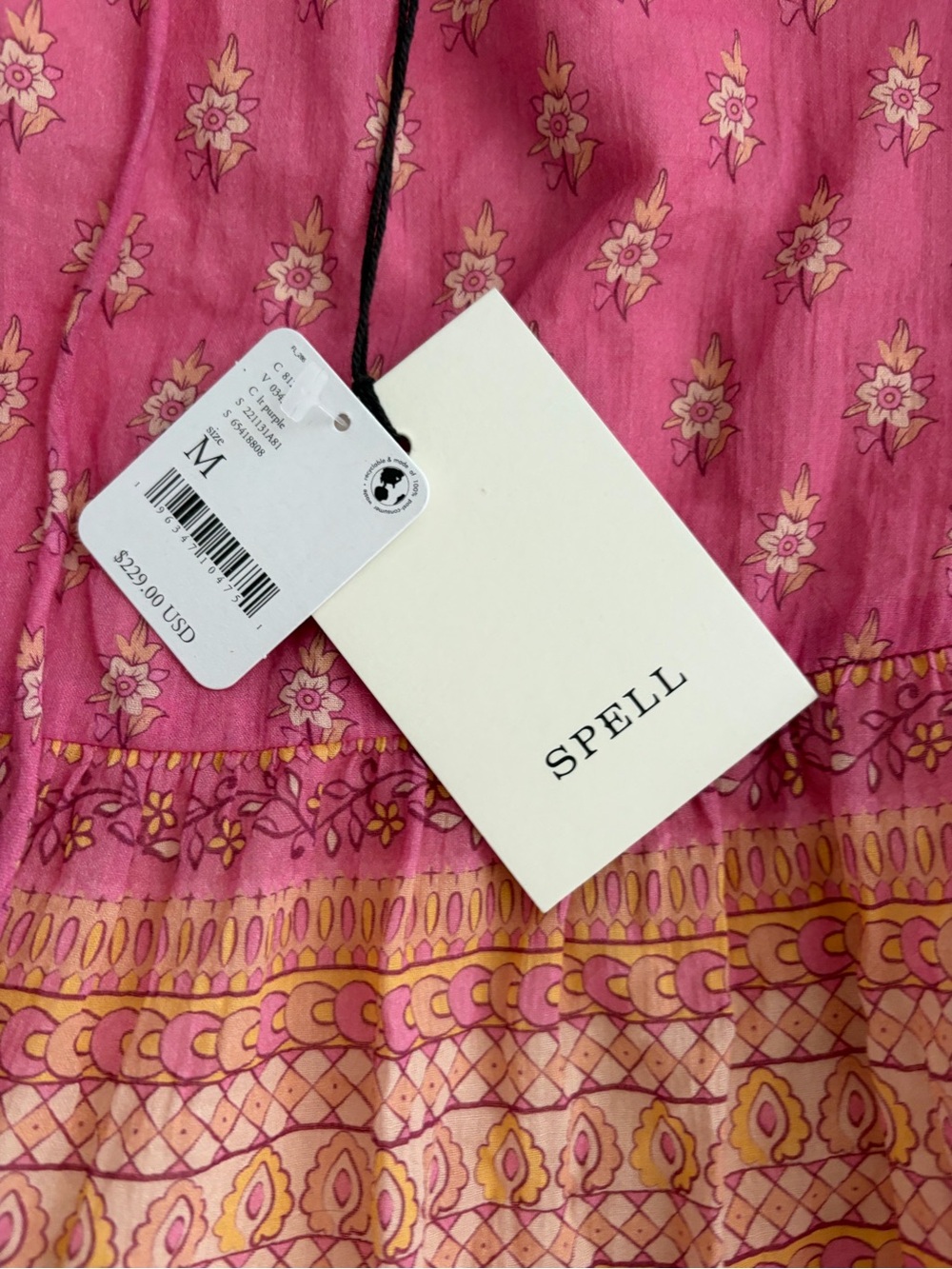 Spell and the Gypsy free people maxi skirt M - Picture 2 of 5